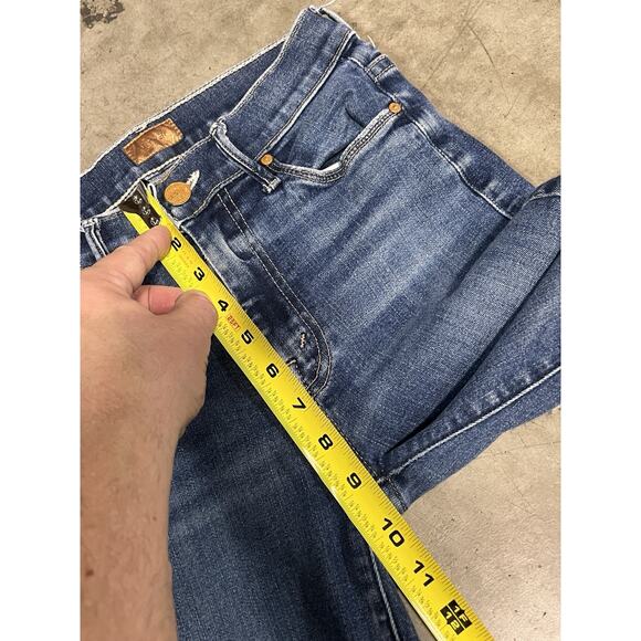 Mother Jeans Womens 24 Flare Bell Bottom Weekender Fray Teaming Up Made In USA - Picture 10 of 15